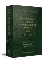 Traité général de preuve et de procédure pénales