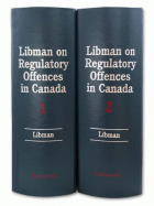 Libman on regulatory offences in Canada