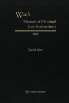 Watt's manual of criminal jury instructions