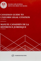 Canadian guide to uniform legal citation