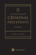 The practitioner's criminal precedents